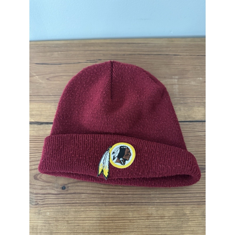 Vintage Washington Redskins NFL Beanie Hat Rossmor Industries Made In USA Cuffed